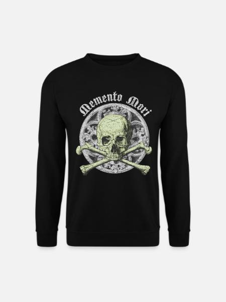 Skull Totenkopf gothic Memento-Mori Schädel - Unisex Pullover - Schwarz