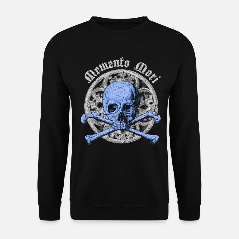 Skull Totenkopf gothic Memento-Mori Schädel - Unisex Pullover - Schwarz