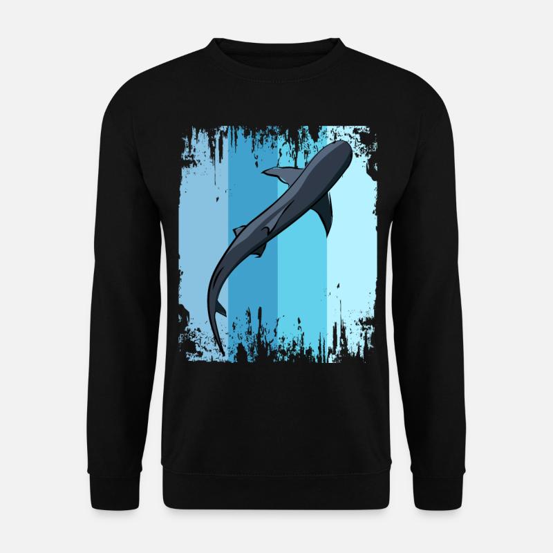 Whale shark shark - Unisex Sweatshirt - black