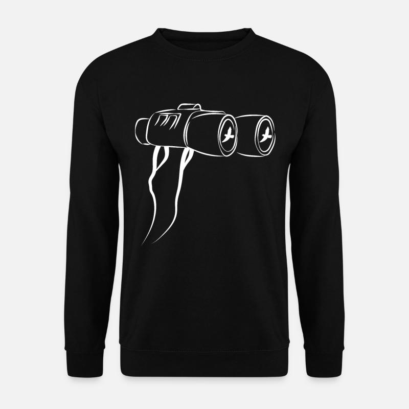 Vogelbeobachtung Vögel Beobachten Birding Vogel - Unisex Pullover - Schwarz