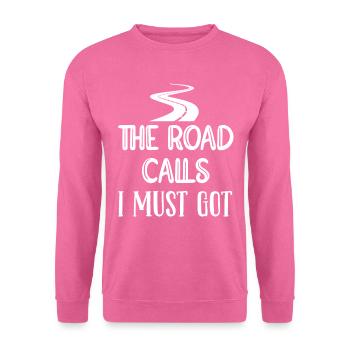 Asphalt builder road builder - Unisex Sweatshirt - pink - Front