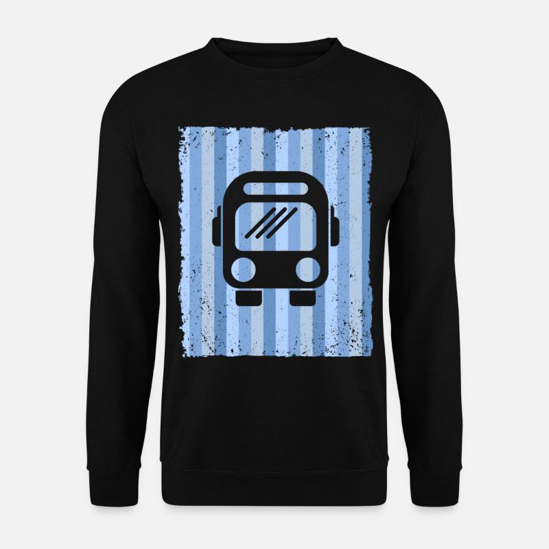 Bus Busfahrer Schulbus Autobus - Unisex Pullover - Schwarz