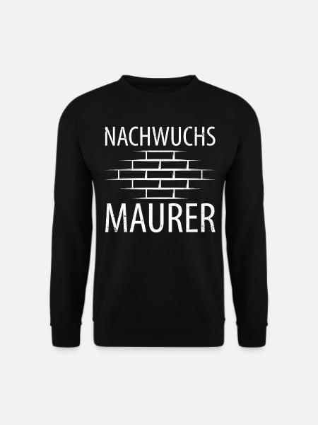 Maurer - Unisex Pullover - Schwarz