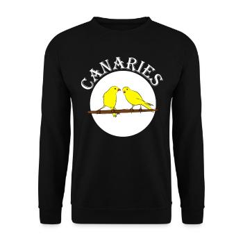 Canaris - Sweat-shirt Unisexe - noir - Devant - Alina (178cm) & Michal (187cm)