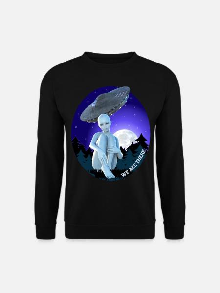 Alien, Wir sind da - Unisex Pullover - Schwarz