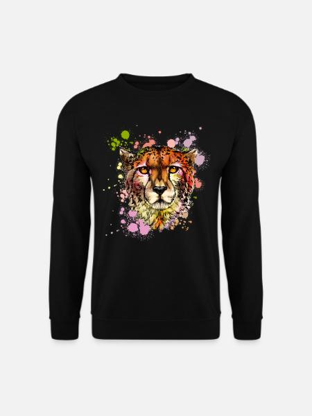 Guépard Protection de la nature Protection de la nature - Sweat-shirt Unisexe - noir
