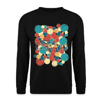 Train train train conducteurs de train - Sweat-shirt Unisexe - noir - Devant - Alina (178cm) & Michal (187cm)