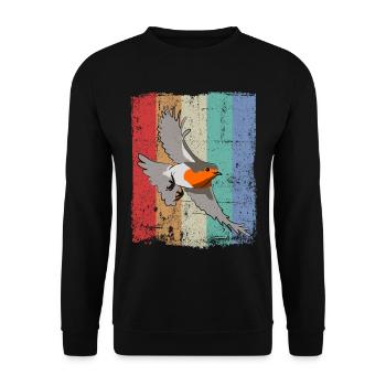 Bird Watching Birds Watching Birding Bird - Unisex Sweatshirt - black - Front - Alina (178cm) & Michal (187cm)