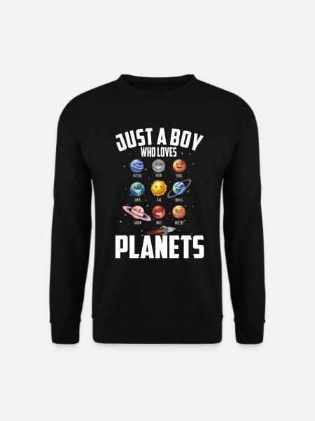 Sonnen Planeten Planetensystem Weltall Kosmos - Unisex Pullover - Schwarz