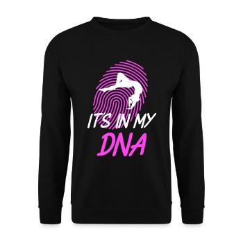 Gymnaste Handstand gymnastique gymnastique gymnastique - Sweat-shirt Unisexe - noir - Devant - Alina (178cm) & Michal (187cm)