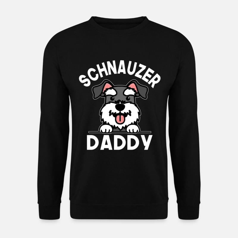 Schnauzer Papa - Sweat-shirt Unisexe - noir
