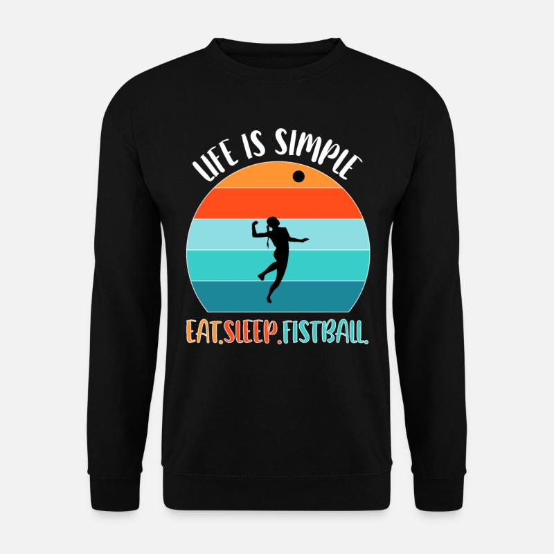 Faustball Faustballer Faustballspieler - Unisex Pullover - Schwarz