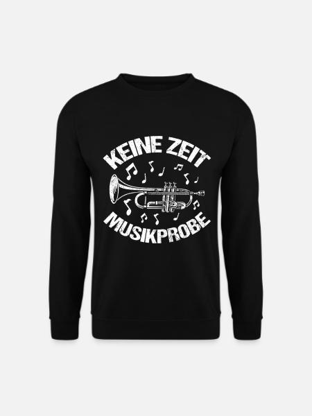 Keine Zeit Musikprobe - Unisex Pullover - Schwarz