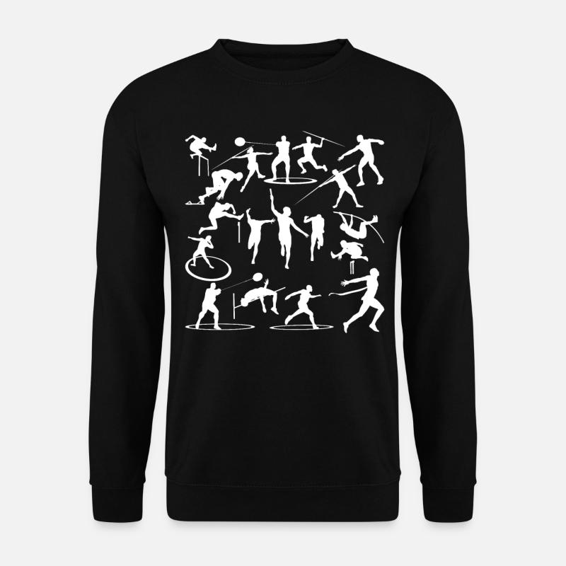 Leichtathletik Geschenk - Unisex Pullover - Schwarz