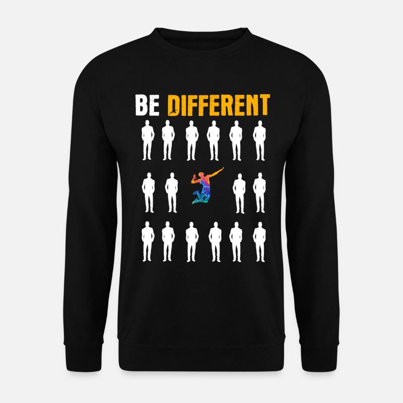 Volleyball Volleyballspieler Beachvolleyball - Unisex Pullover - Schwarz