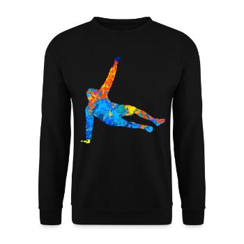 Parkour Parkour Runner Parcour Freerunner - Sweat-shirt Unisexe - noir - Devant - Alina (178cm) & Michal (187cm)