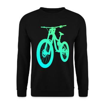 VTT VTT VTT Descente - Sweat-shirt Unisexe - noir - Devant - Alina (178cm) & Michal (187cm)