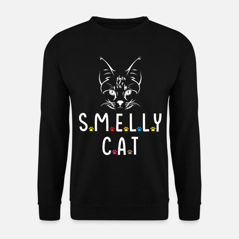 Smelly Cat - Unisex Sweatshirt - black