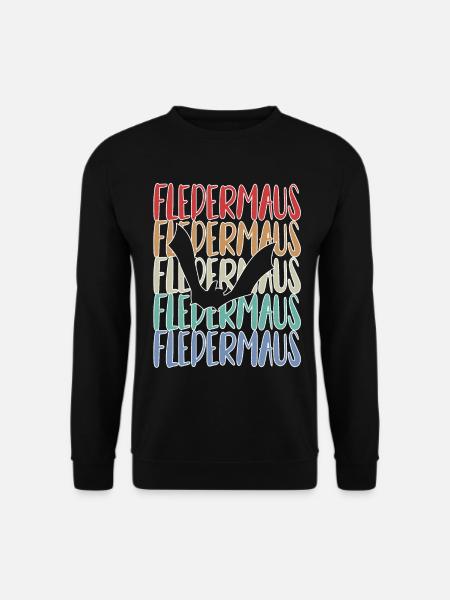 Fledermaus Fledermäuse - Unisex Pullover - Schwarz