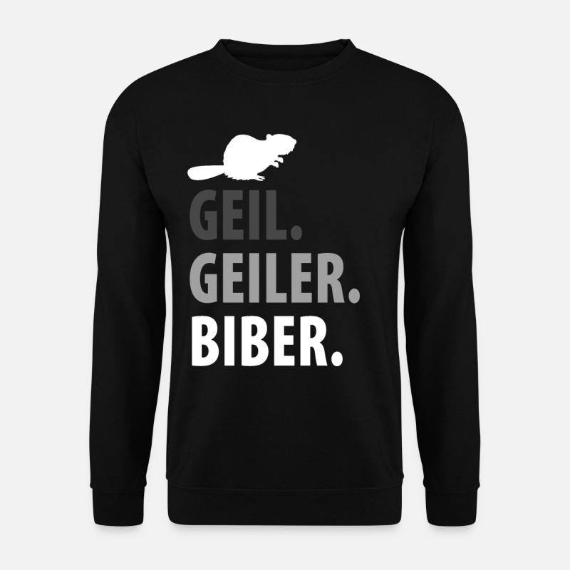 Biber - Unisex Pullover - Schwarz