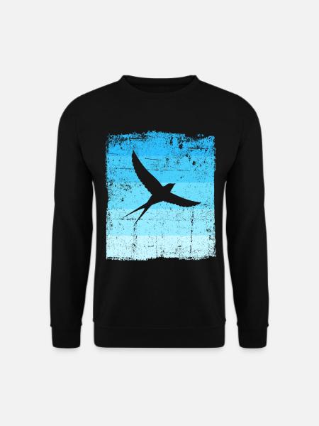 Birds Bird Swallow - Unisex Sweatshirt - black