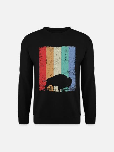 Bison Wisent - Unisex Sweatshirt - black