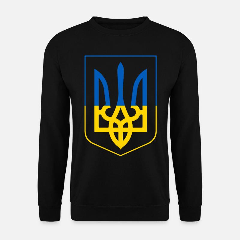 Ukraine Flag - Unisex Sweatshirt - black