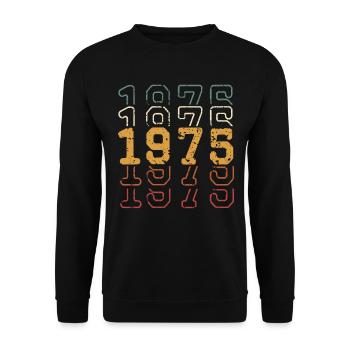 1975 - Unisex Sweatshirt - black - Front - Alina (178cm) & Michal (187cm)