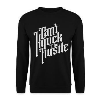 Hustle Business Freedom Travail acharné Poursuite de rêve - Sweat-shirt Unisexe - noir - Devant - Alina (178cm) & Michal (187cm)