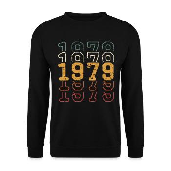 1979 - Unisex Sweatshirt - black - Front - Alina (178cm) & Michal (187cm)