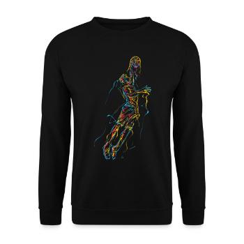 Basketball BasketballEr Dunk Cadeau - Sweat-shirt Unisexe - noir - Devant - Alina (178cm) & Michal (187cm)