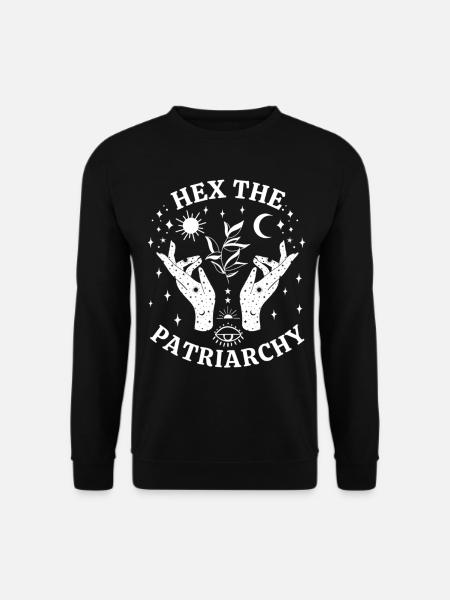 Hex The Patriarchy Smach Patriarchy - Unisex Sweatshirt - black