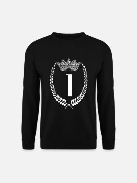 1. Geburtstag Zahl Jubiläum 1 - Unisex Pullover - Schwarz