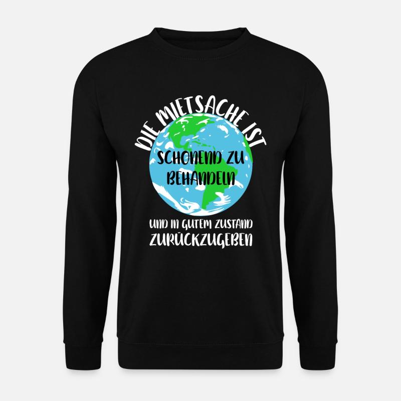 Naturschutz Klima Naturschützer Meer - Unisex Pullover - Schwarz