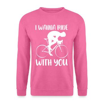 Fahrradsport Rennrad Fahrrad Gravel Zeitfahrrad - Unisex Pullover - Pink - Vorne
