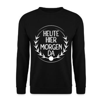 Reisen Weltreise Reise - Unisex Pullover - Schwarz - Vorne - Alina (178cm) & Michal (187cm)