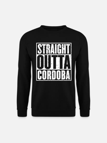 Straight Outta Córdoba Jahrgang - Unisex Pullover - Schwarz