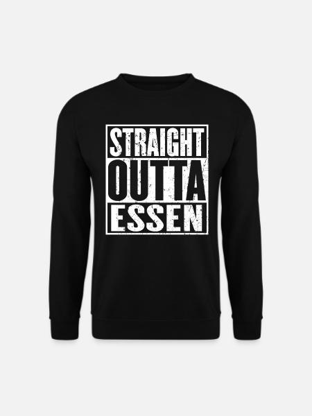 Straight Outta Essen Vintage - Unisex Sweatshirt - black