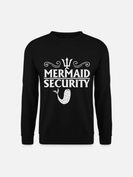 Mermaid Security - Unisex Pullover - Schwarz
