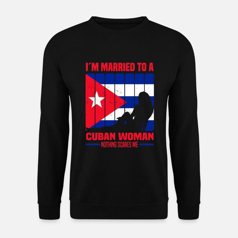 Kuba - Unisex Pullover - Schwarz