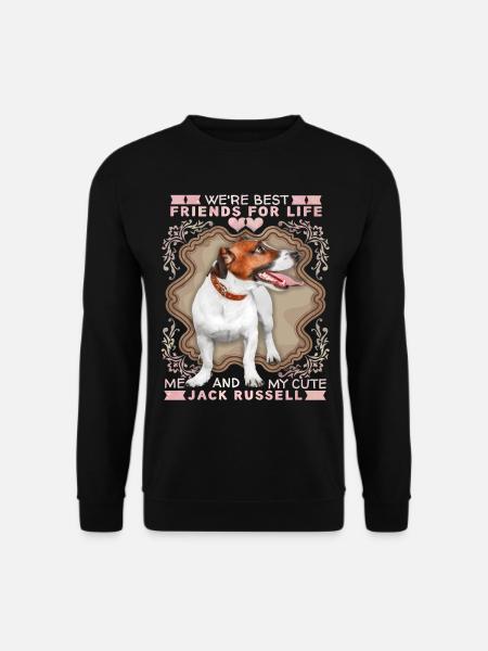 Jack-Russell-Terrier, Hund, süßer Terrier, Spruch - Unisex Pullover - Schwarz