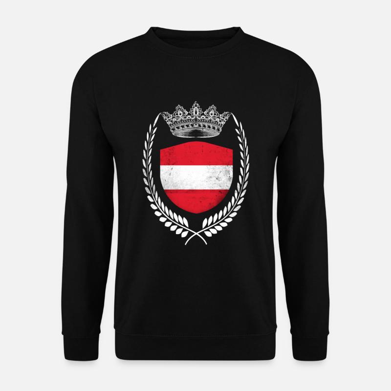 Drapeau de l’Autriche Drapeau - Sweat-shirt Unisexe - noir