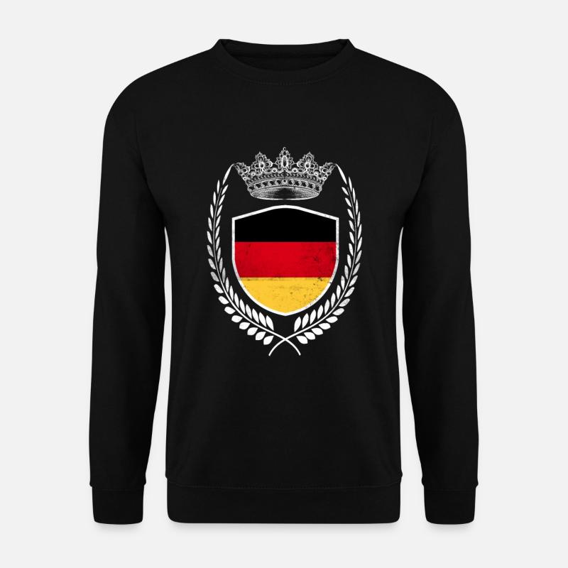 Deutschland Flagge Germany Deutsche Flagge - Unisex Pullover - Schwarz