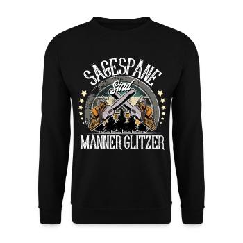 Holzfäller - Unisex Pullover - Schwarz - Vorne - Alina (178cm) & Michal (187cm)