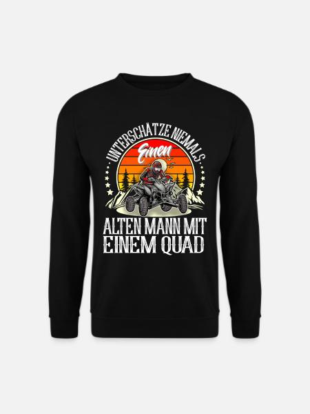 Quad ATV Offroad Quadfahrer - Unisex Pullover - Schwarz