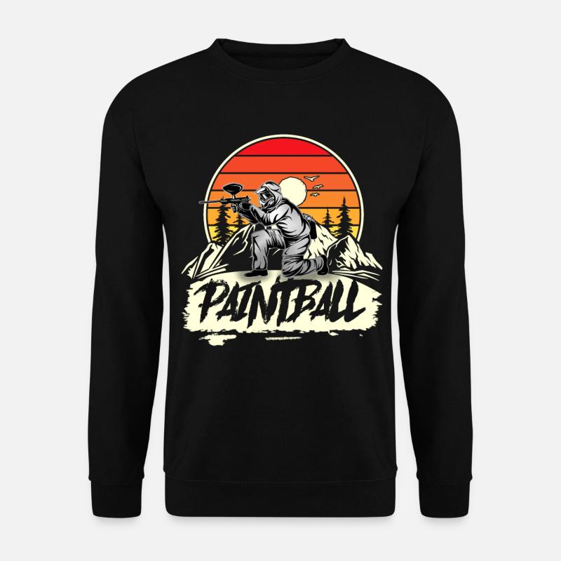 Paintball - Unisex Pullover - Schwarz