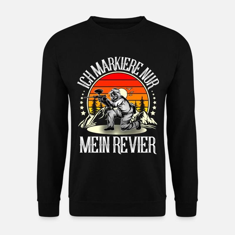 Paintball - Unisex Pullover - Schwarz