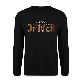 Préparateur de déclarations de revenus Leopard Print Drôle cadeau - Sweat-shirt Unisexe - noir - Devant - Alina (178cm) & Michal (187cm)