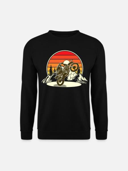 Motocross - Unisex Pullover - Schwarz