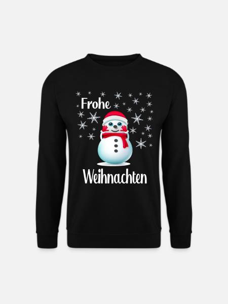 Frohe Weihnachten - Unisex Pullover - Schwarz